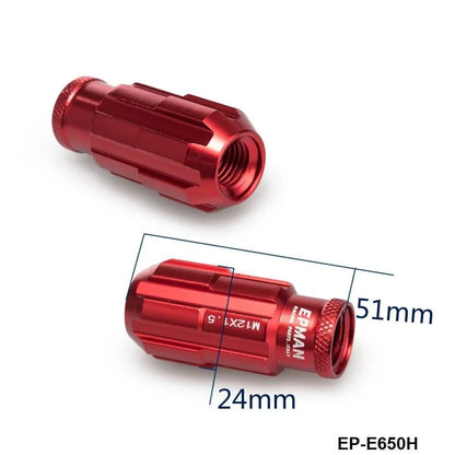 Original racing wheel nuts