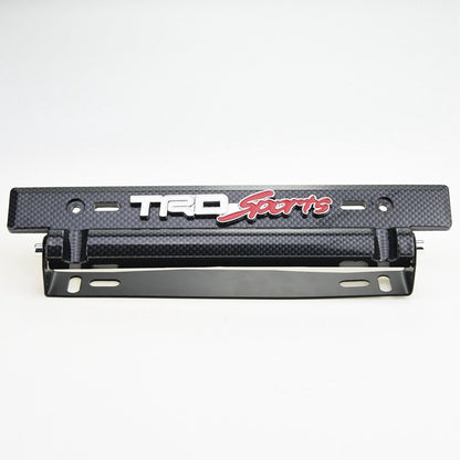 Universal adjustable license plate holder