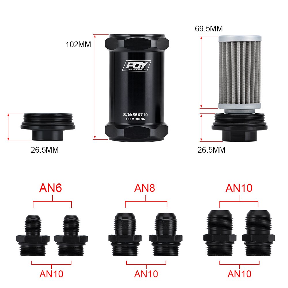 Fuel filter stainless