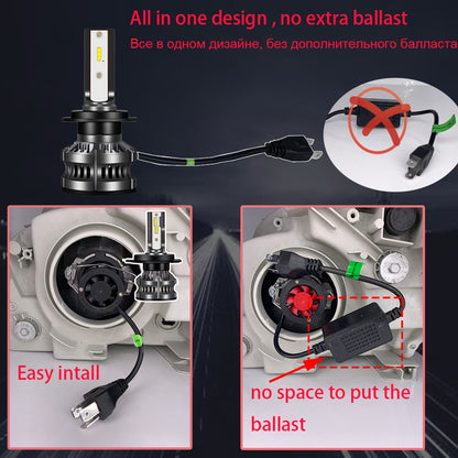 Car Fog Light 80W 16000LM 12V LED Bulb
