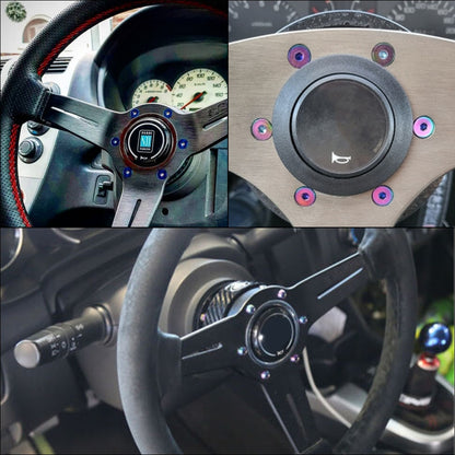Titanium steering wheel bolts