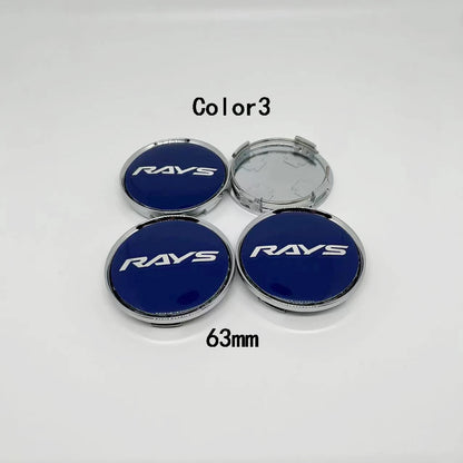 RAYS wheel center caps