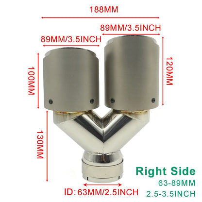 Car Exhaust Muffler Tip Universal