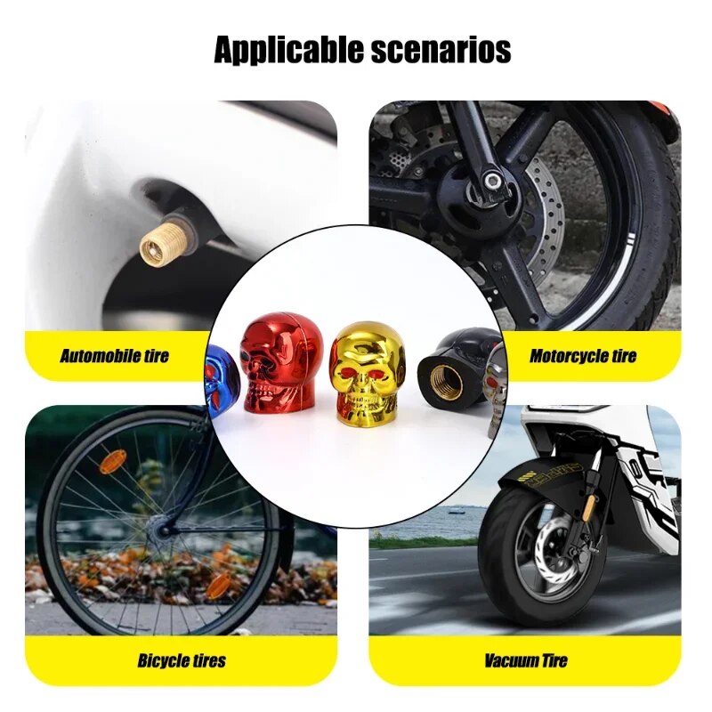 Universal valve cover with skull