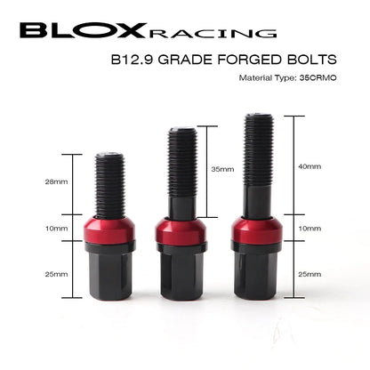 Wheel B12.9 Grade Forged Bolts Nuts Screw for Benz Audi Porsche VW Golf 5/6/7 CC A4 A5 A6 M14*1.5 14*1.25 15x1.25