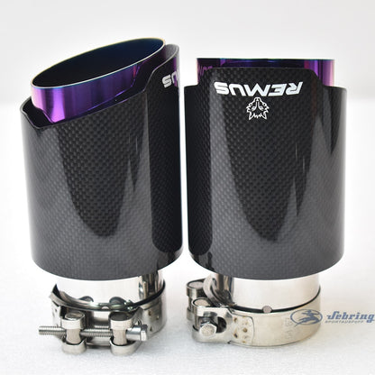 Car exhaust pipe tip