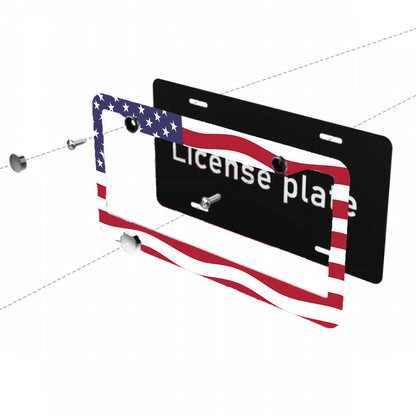 Universal Aluminum Alloy Car License Plate Frame
