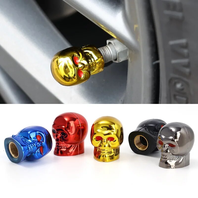 Universal valve cover with skull