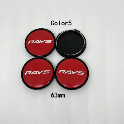 RAYS wheel center caps