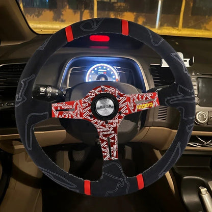 Racing sports steering wheel in MOMO