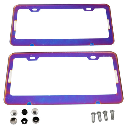 Racing car license plate frame