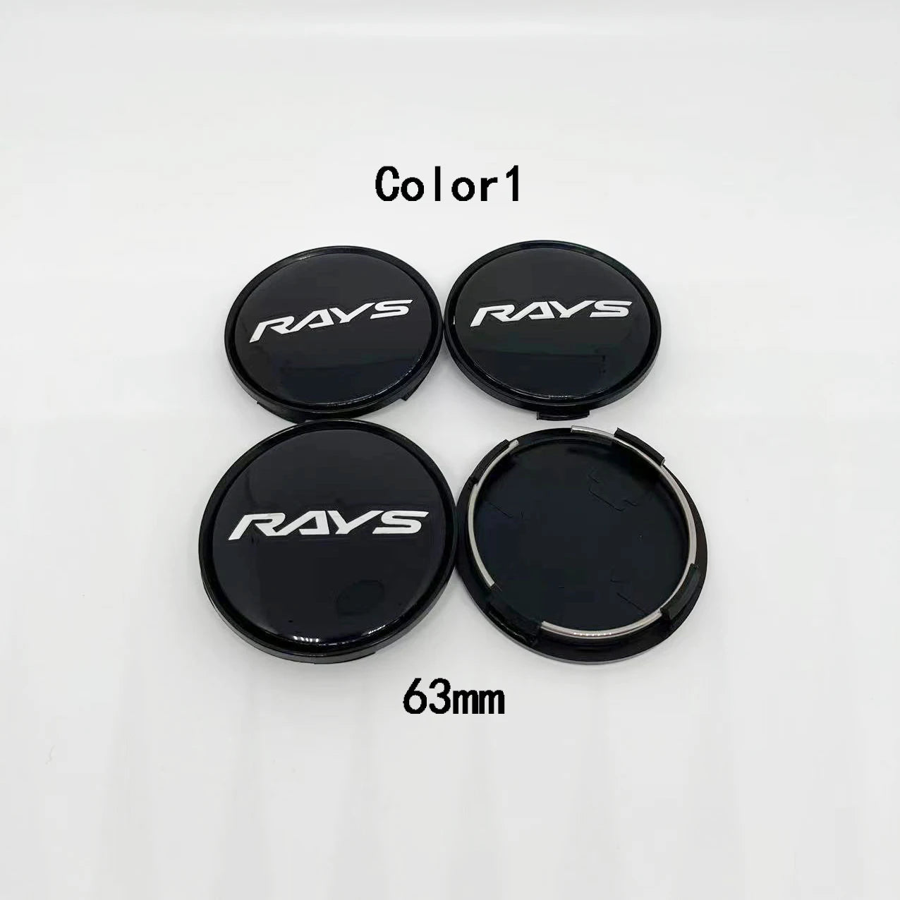 RAYS wheel center caps