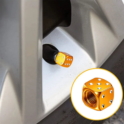 Dice Style Tire Valve Stem Caps