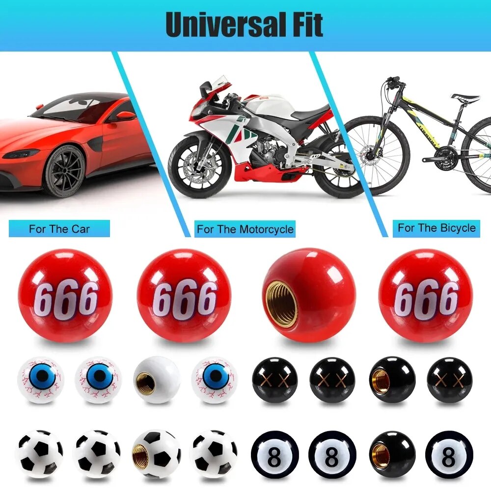 Universal valve caps