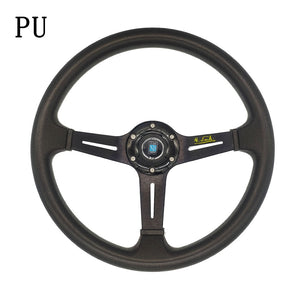 universal classic drift racing microfiber steering wheel