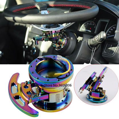Steering wheel adapter Detachable, housing with latch