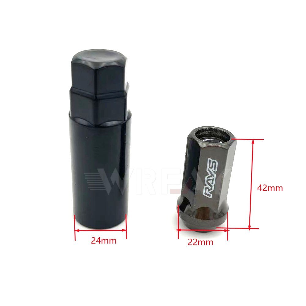 Racing wheel bolts