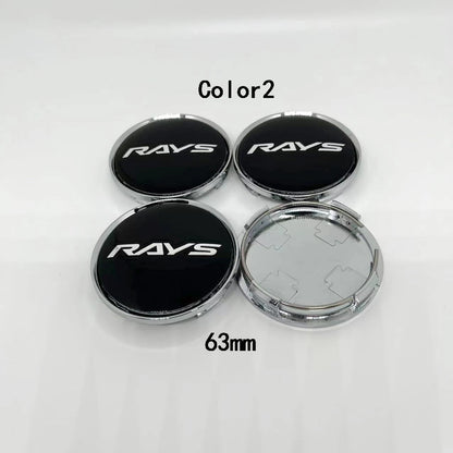 RAYS wheel center caps
