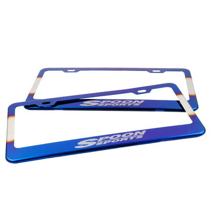 Racing car license plate frame