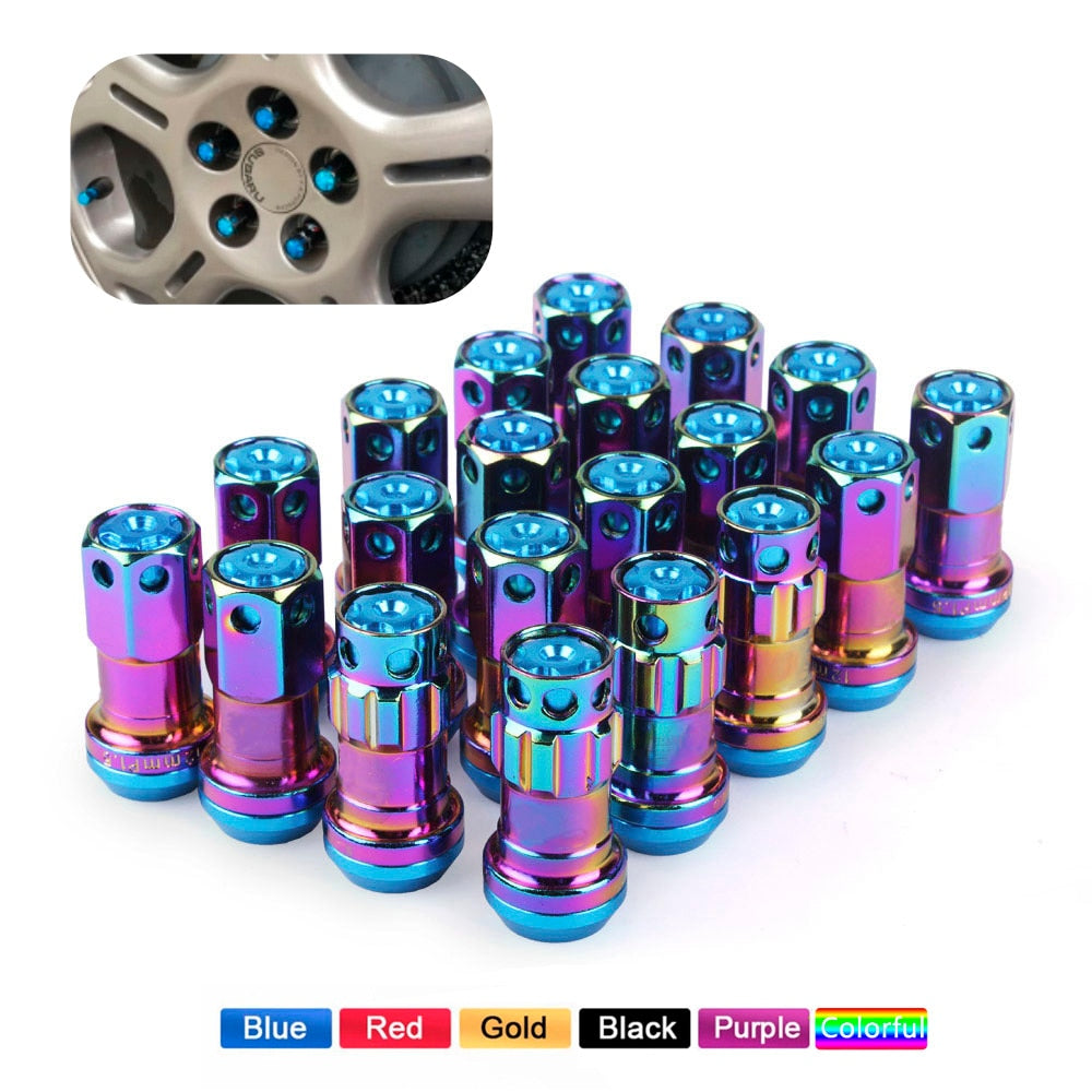 Steel wheel nuts