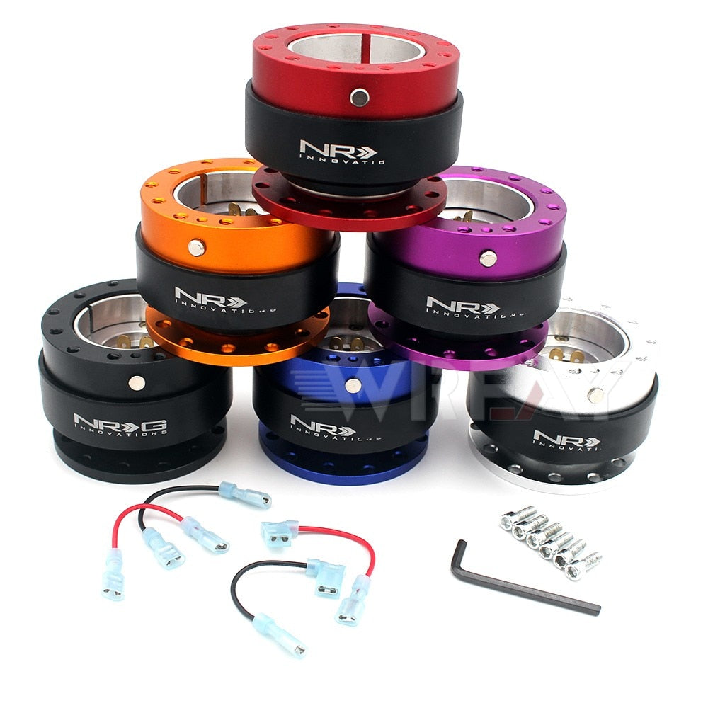 Aluminum quick release adapter for car steering wheel
