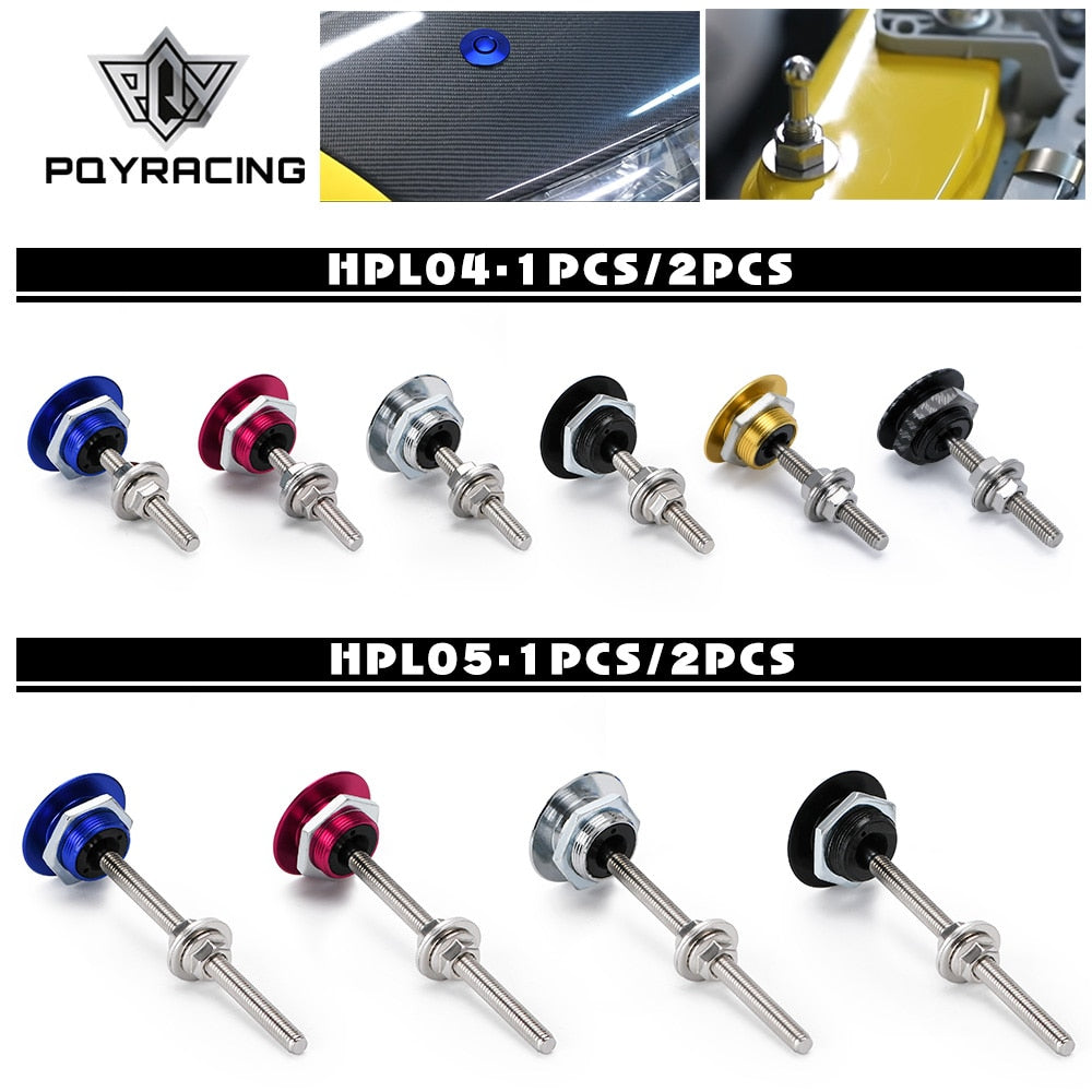 Universal buttons for car hood